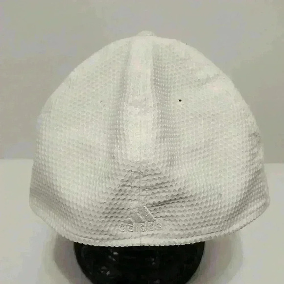 Adidas Mens PGA White Textured Adjustable Outdoor Cap Baseball Hat - Picture 4 of 11